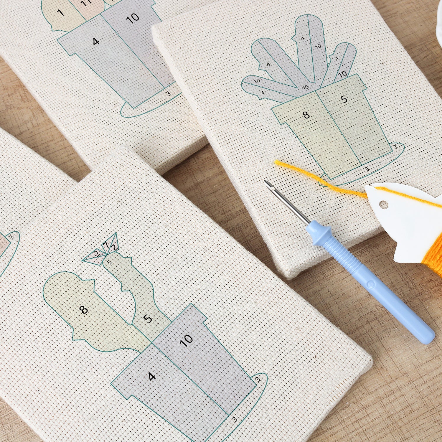 Cactus & Succulents 7 | Mini Punch Needle Kit