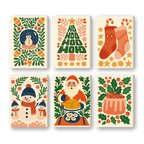 6 Mini Paintings - Beautiful Christmas Set