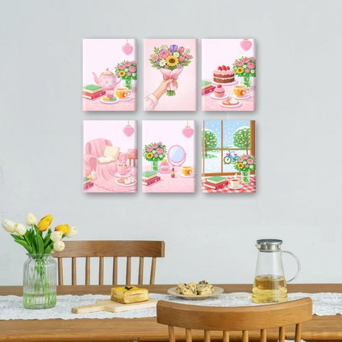 6 Mini Paintings - Calm Moments Set