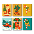 6 Mini Paintings | Christmas Joy Set