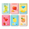 6 Mini Paintings - Cocktail Classics Set