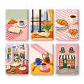 6 Mini Paintings - Coffee Moments Set