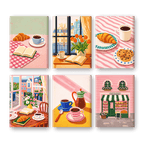 6 Mini Paintings - Coffee Moments Set
