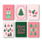 6 Mini Paintings | Cozy Vibes Christmas Set