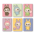 6 Mini Paintings - Cute Doll Set
