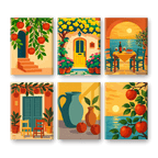 6 Mini Paintings - Italian Moments Set