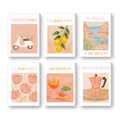 6 Mini Paintings - Italian Vibes Set