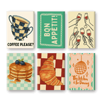 6 Mini Paintings - Kitchen Set