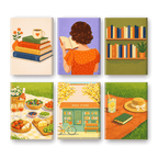 6 Mini Paintings - Quiet Moments Set