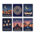 6 Mini Paintings - Ramadan Set