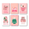6 Mini Paintings - Sweet Christmas Set