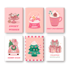 6 Mini Paintings - Sweet Christmas Set
