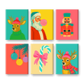 6 Mini Paintings | Vivid Christmas Set