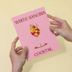 6 Mini Paintings - Pink Cocktail Set
