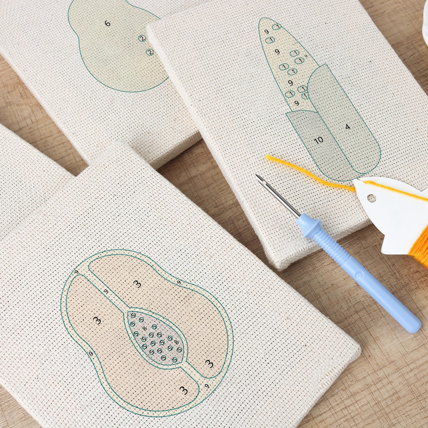 Fruits & Vegetables 31 | Mini Punch Needle Kit