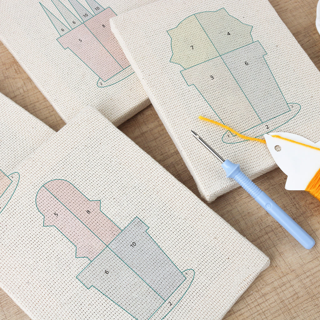 Potted Plants 2 | Mini Punch Needle Kit