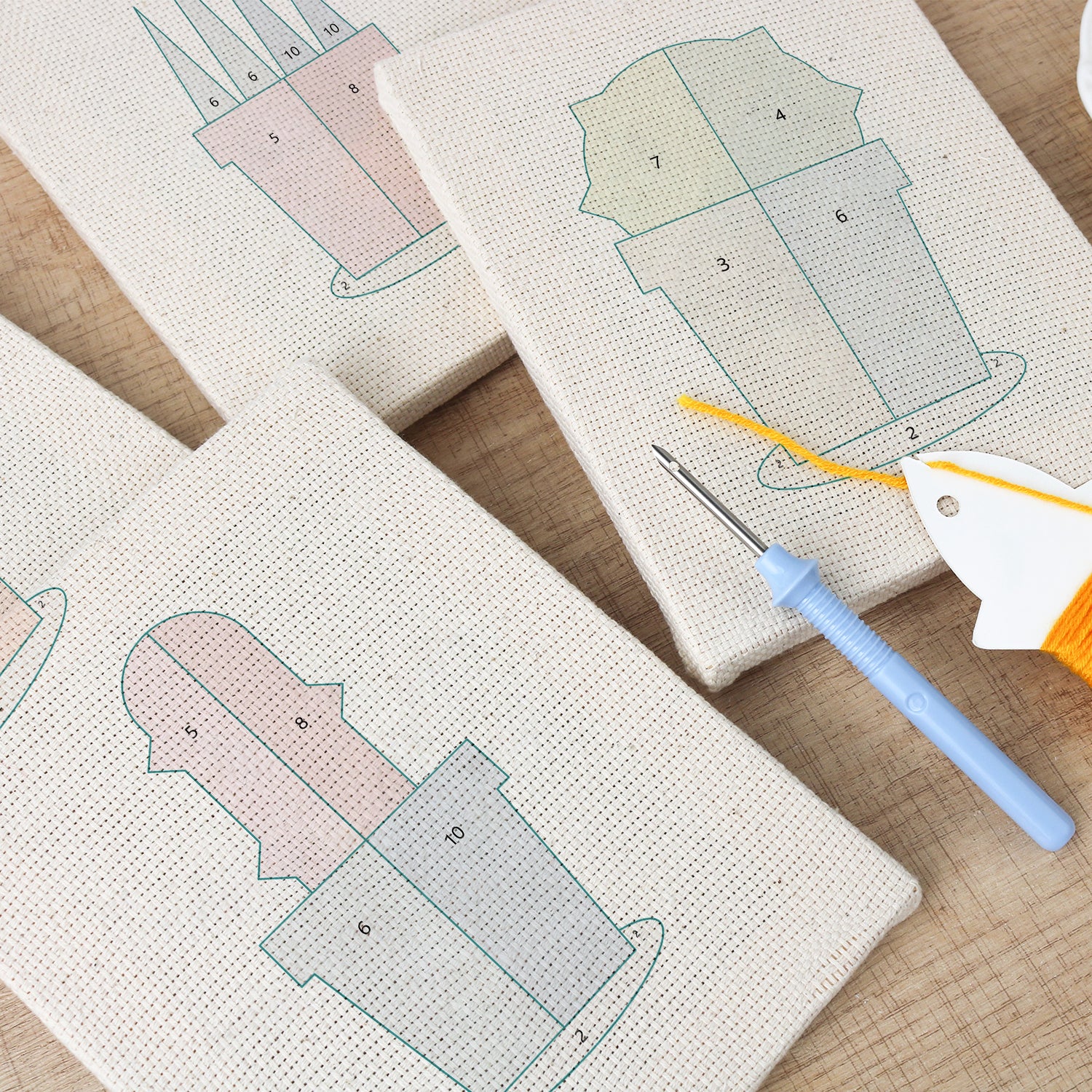Potted Plants 2 | Mini Punch Needle Kit