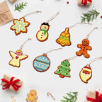 8 Christmas hangers - Christmas Eve set