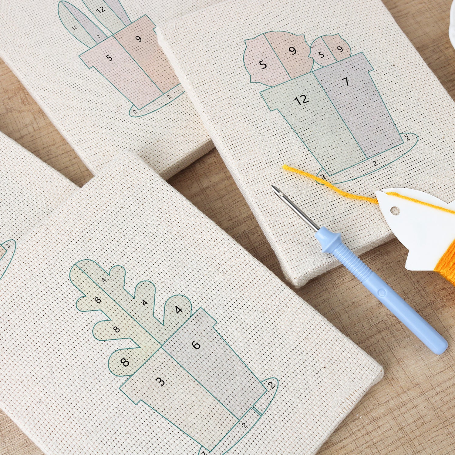 Cactus & Succulents 2 | Mini Punch Needle Kit
