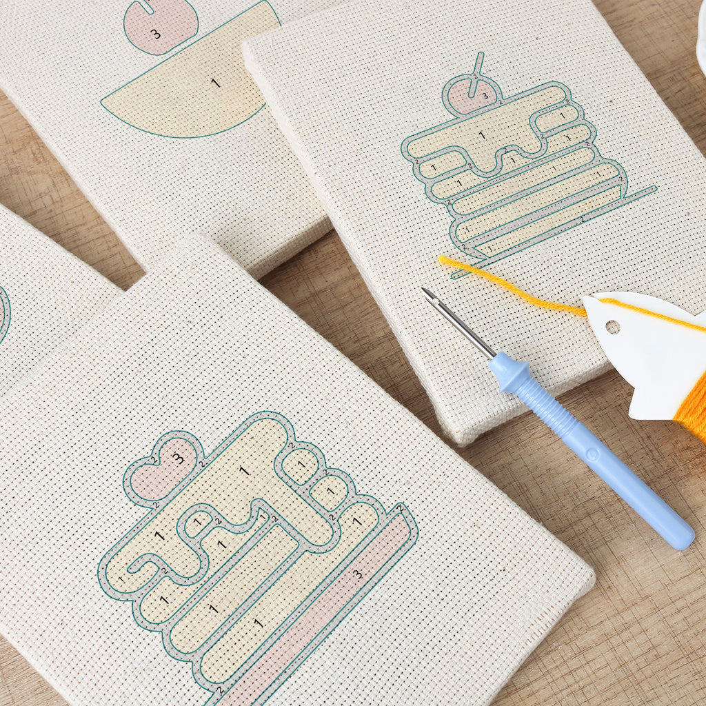 Snacks & Desserts 6 | Mini Punch Needle Kit
