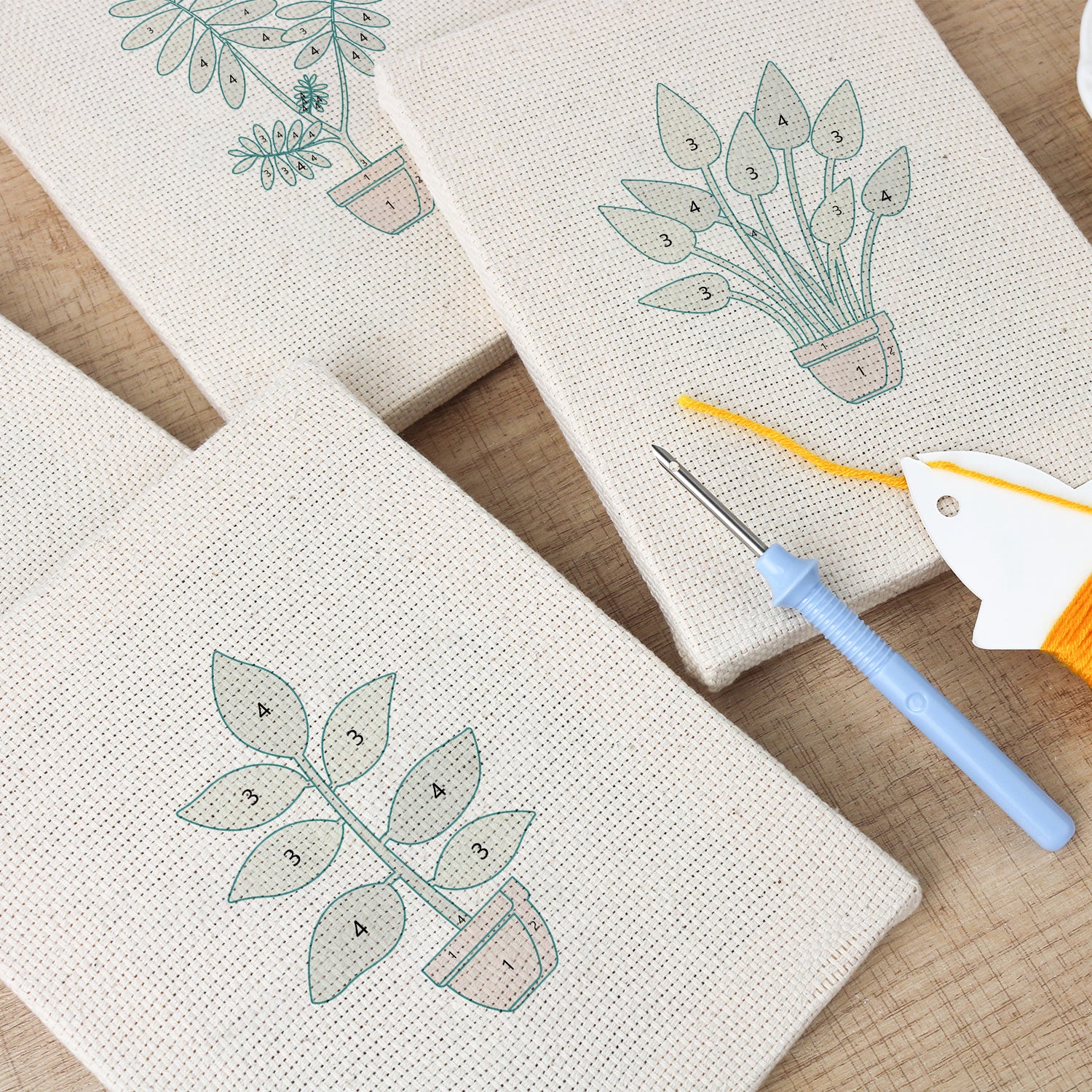 Potted Plants 15 | Mini Punch Needle Kit