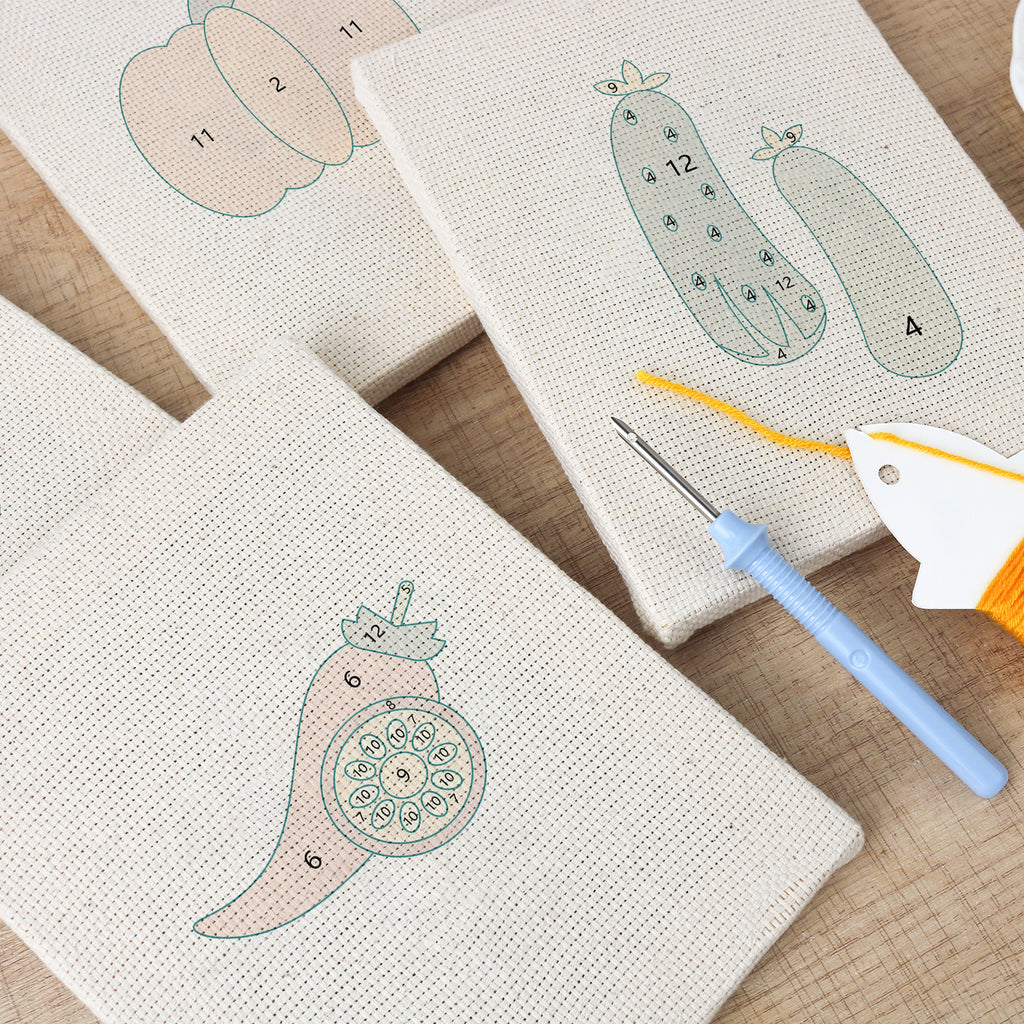 Fruits & Vegetables 22 | Mini Punch Needle Kit