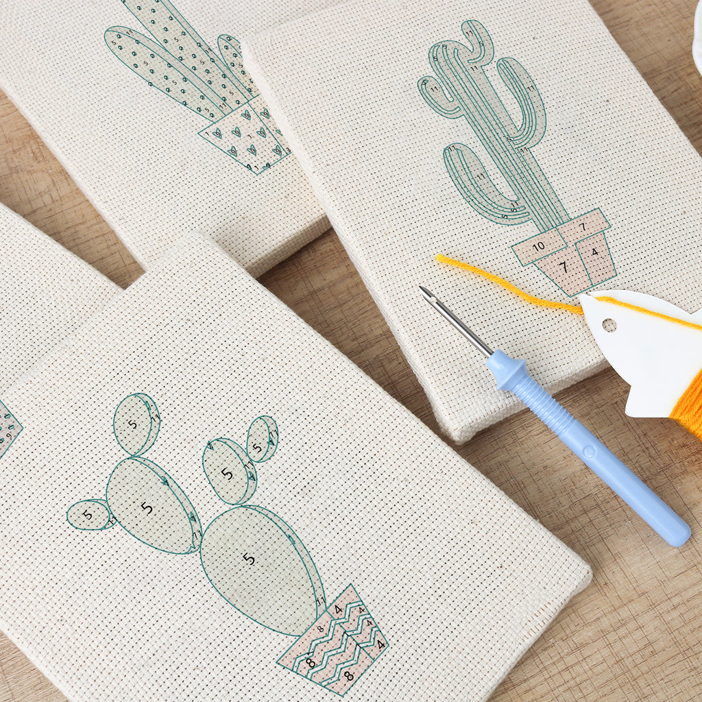 Cactus & Succulents 8 | Mini Punch Needle Kit