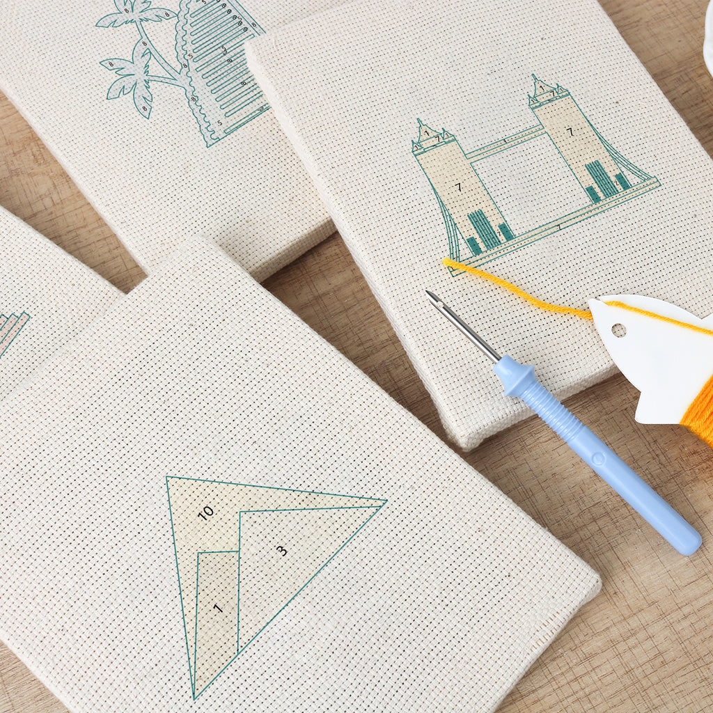 Travel & Landmarks 1 | Mini Punch Needle Kit