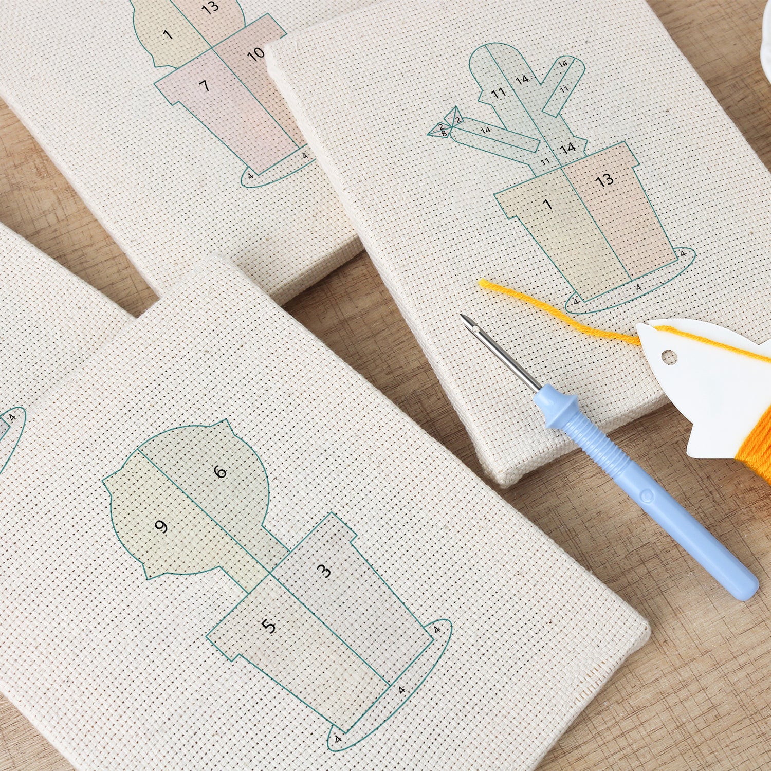 Cactus & Succulents 4 | Mini Punch Needle Kit