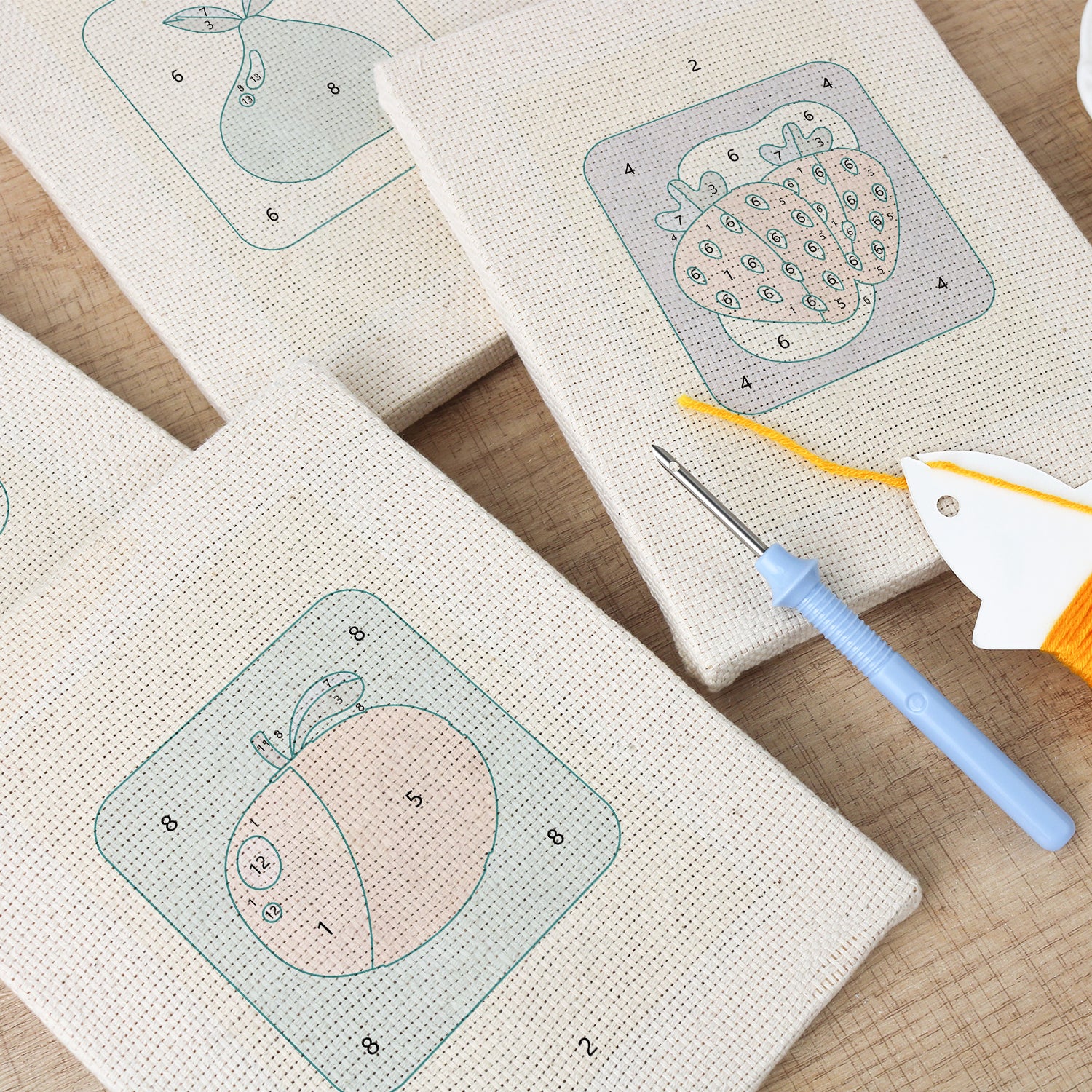 Fruits & Vegetables 34 | Mini Punch Needle Kit