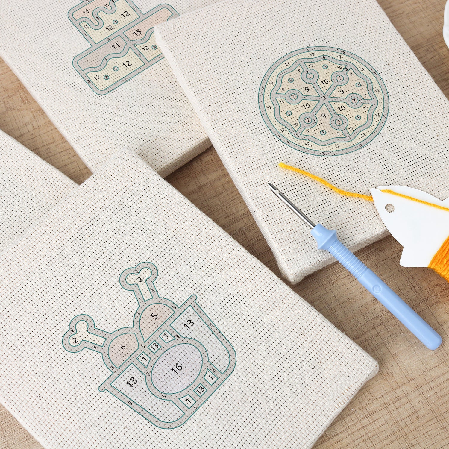 Fast Food 10 | Mini Punch Needle Kit