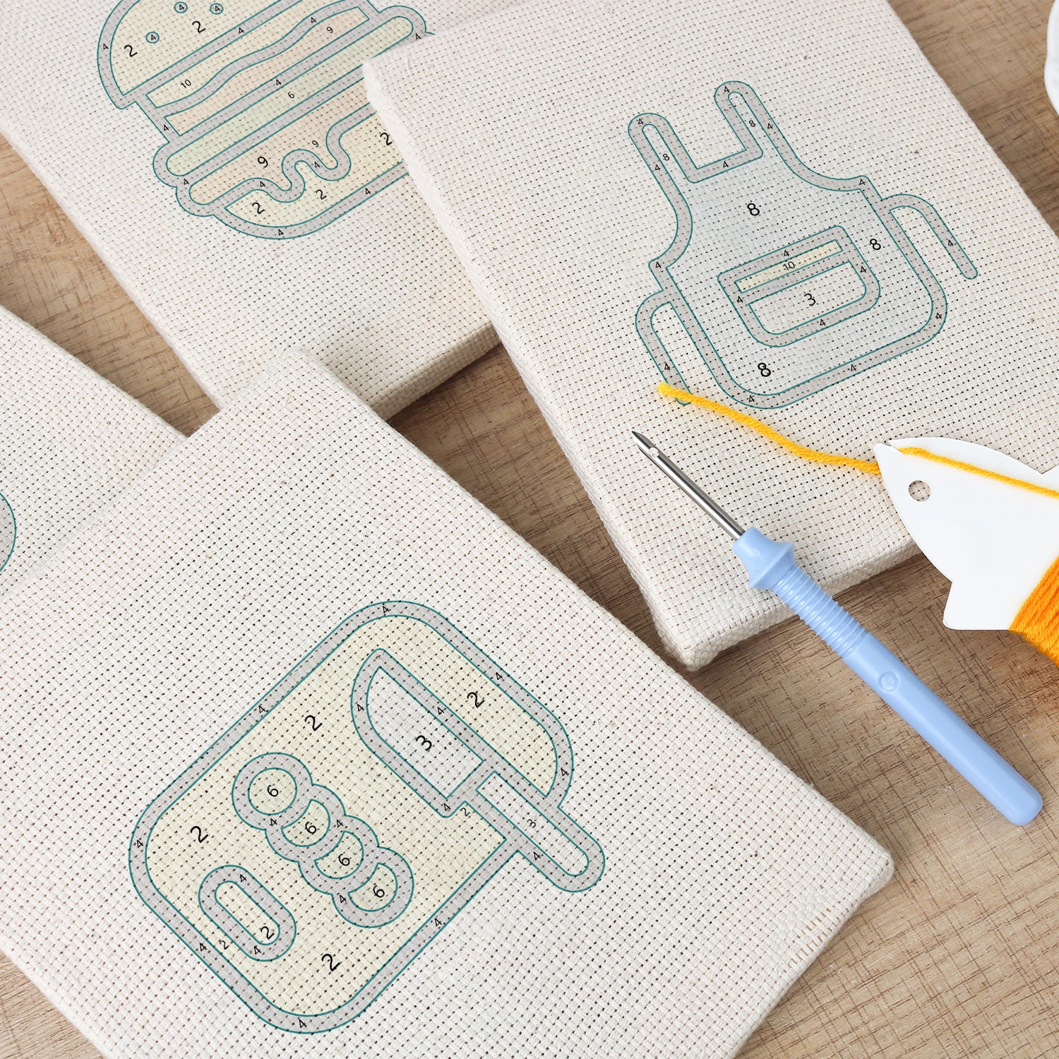 Fast Food 4 | Mini Punch Needle Kit