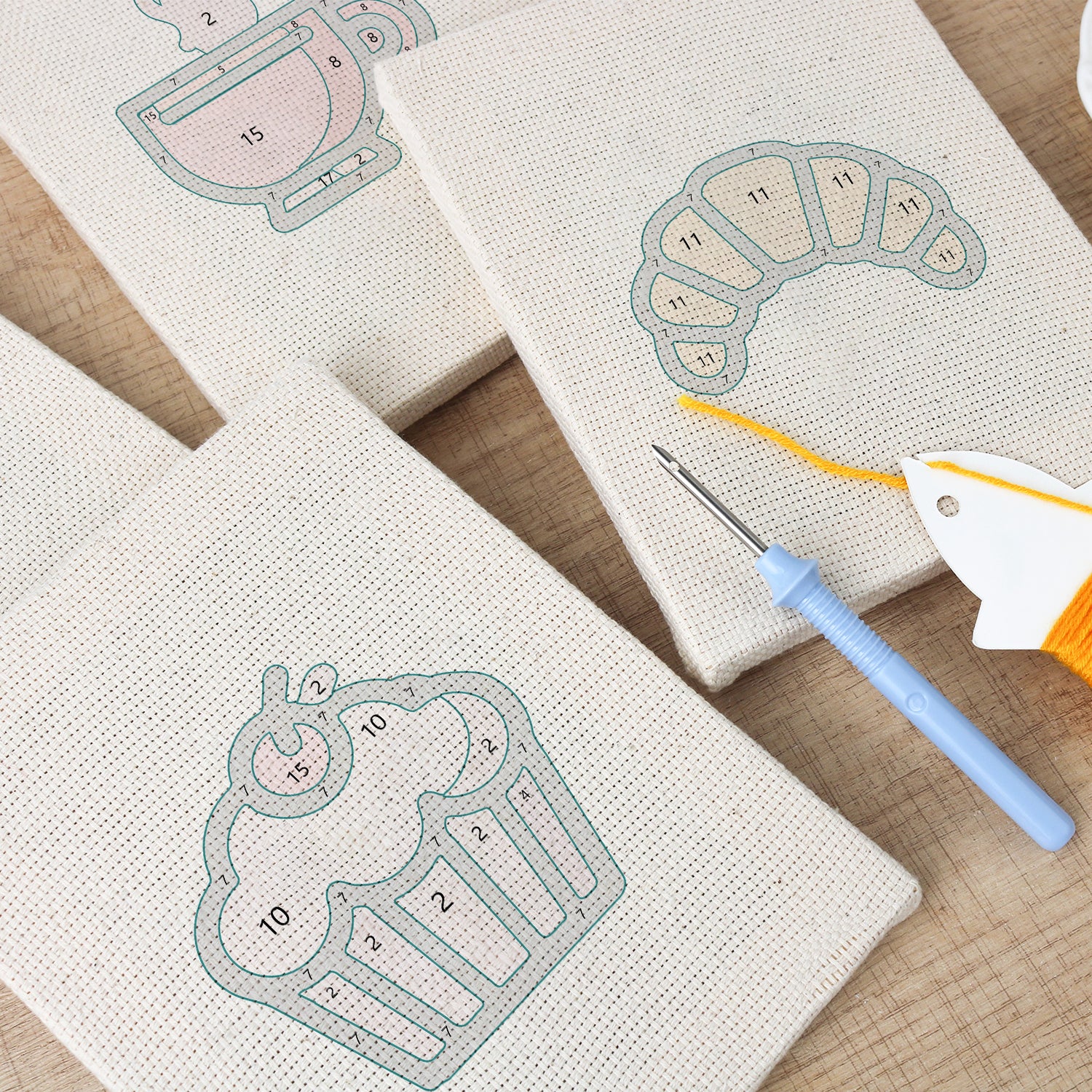 Snacks & Desserts 19 | Mini Punch Needle Kit