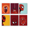 6 Mini Paintings - Superhero Set