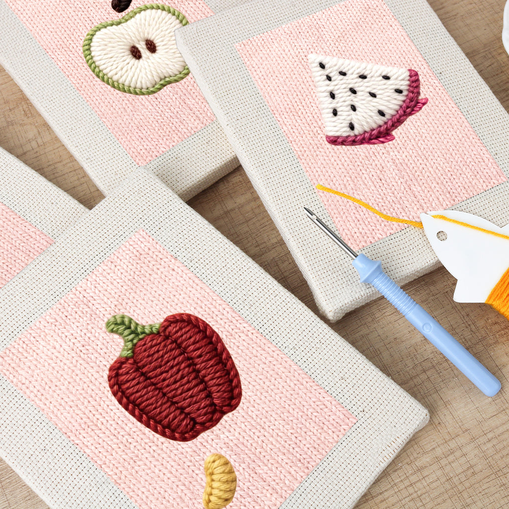 Fruits & Vegetables 19 | Mini Punch Needle Kit