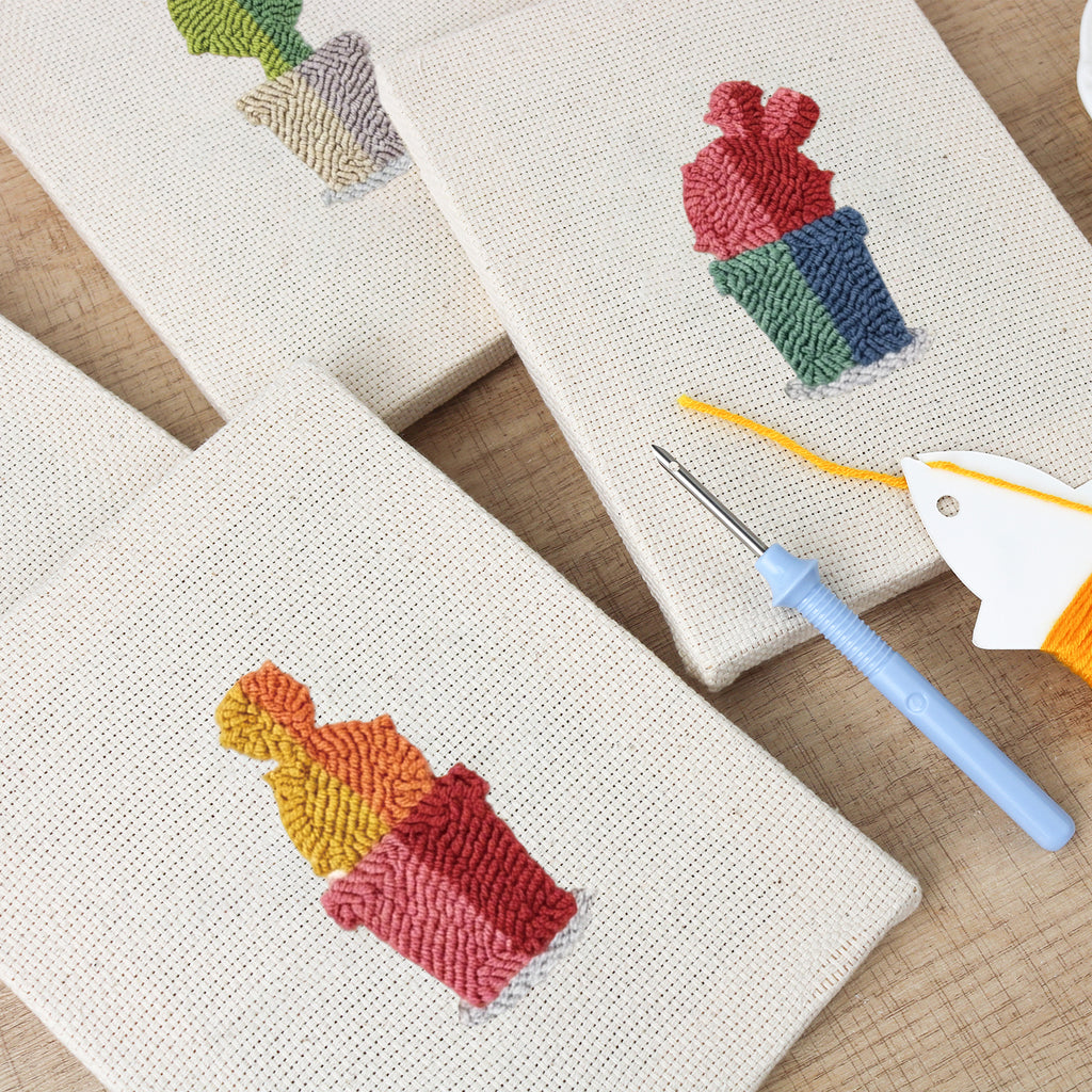 Cactus & Succulents 4 | Mini Punch Needle Kit