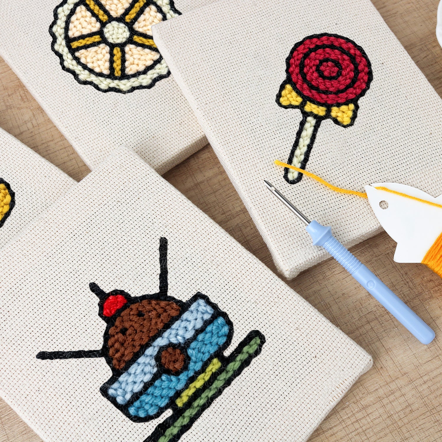 Fast Food 3 | Mini Punch Needle Kit