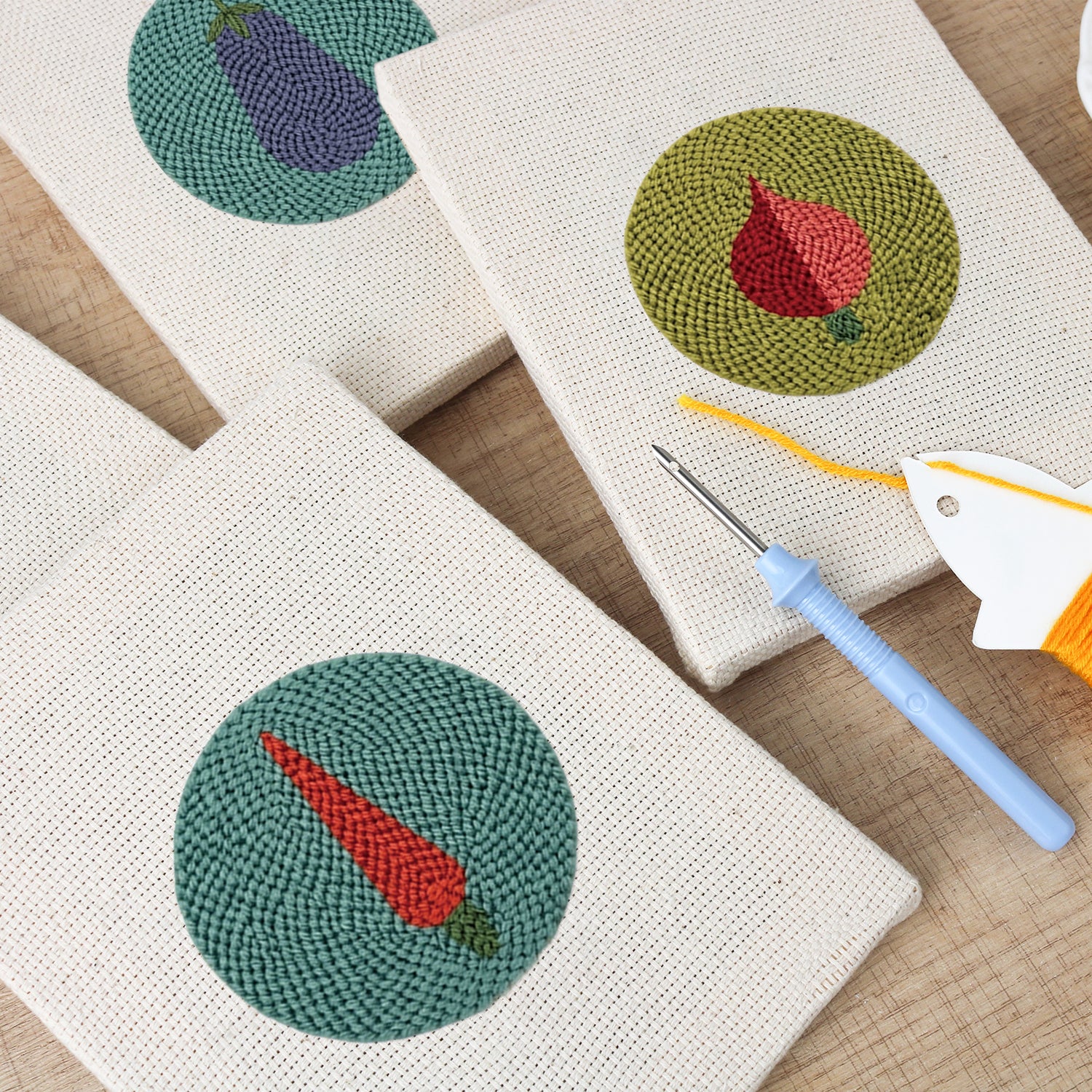 Fruits & Vegetables 30 | Mini Punch Needle Kit