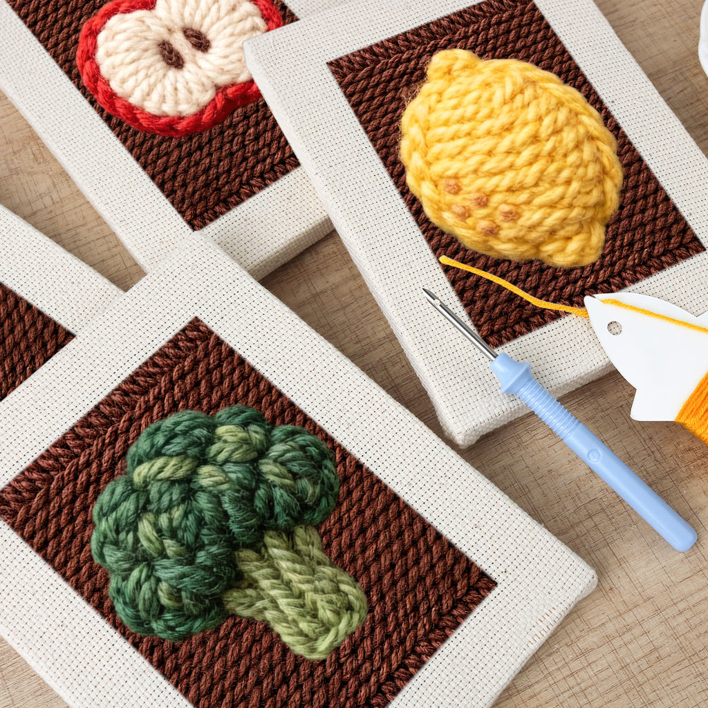 Fruits & Vegetables 17 | Mini Punch Needle Kit