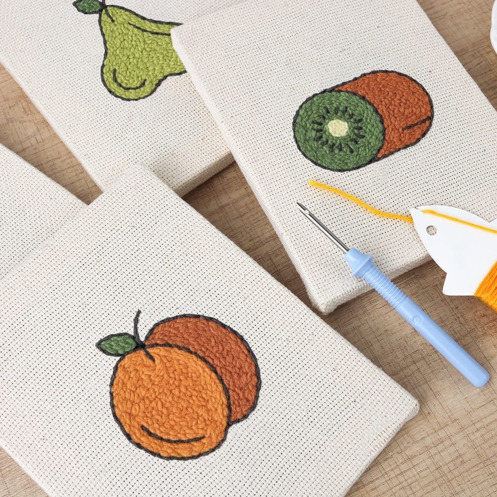 Fruits & Vegetables 5 | Mini Punch Needle Kit