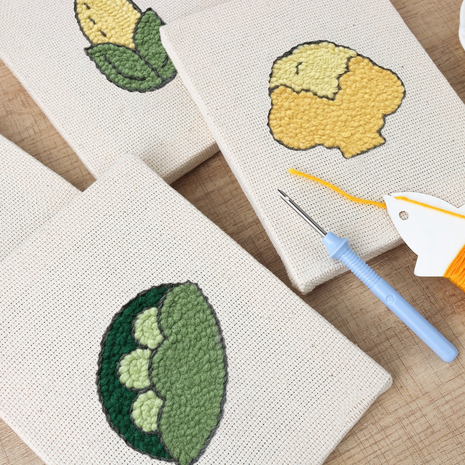 Fruits & Vegetables 4 | Mini Punch Needle Kit