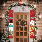 Paint-by-Number Door Panels – Santa & Snowman Set