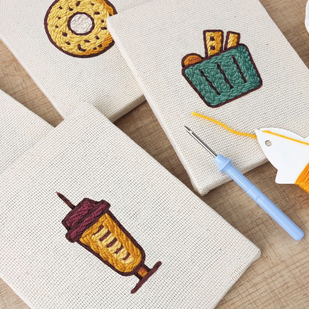 Snacks & Desserts 10 | Mini Punch Needle Kit