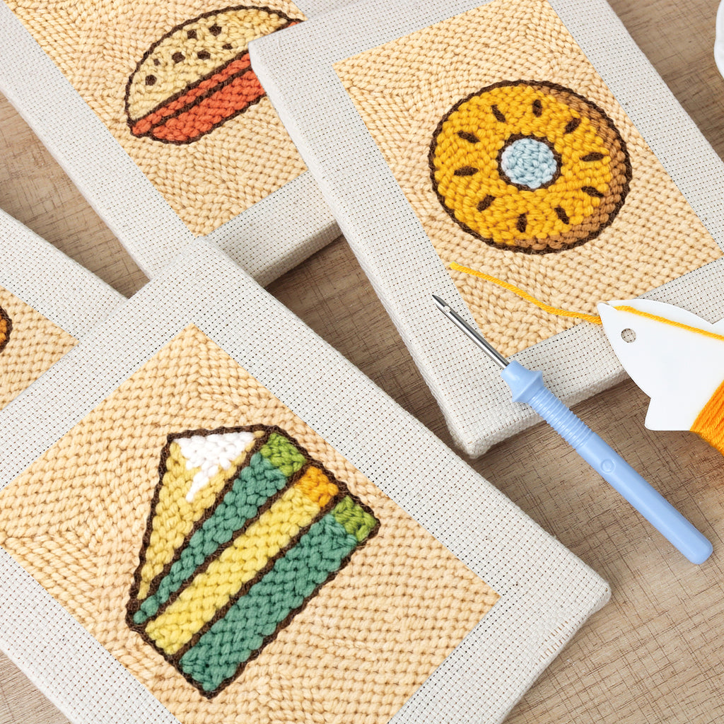 Snacks & Desserts 27 | Mini Punch Needle Kit