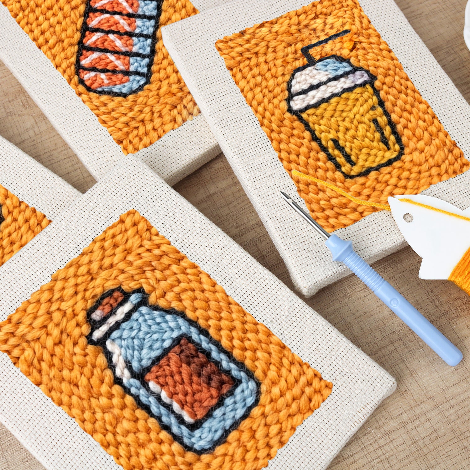 Fast Food 11 | Mini Punch Needle Kit