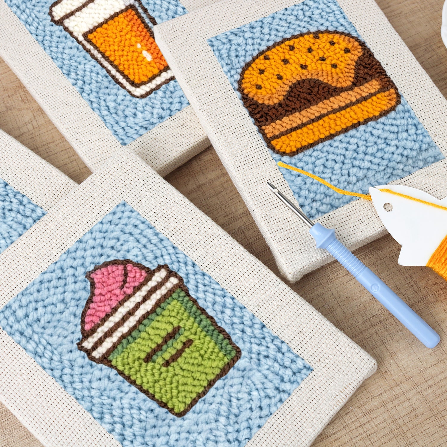 Snacks & Desserts 17 | Mini Punch Needle Kit