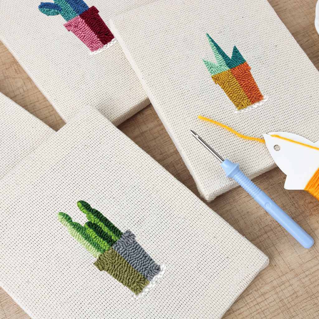 Cactus & Succulents 3 | Mini Punch Needle Kit