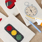 Traffic & Road Signs 1 | Mini Punch Needle Kit