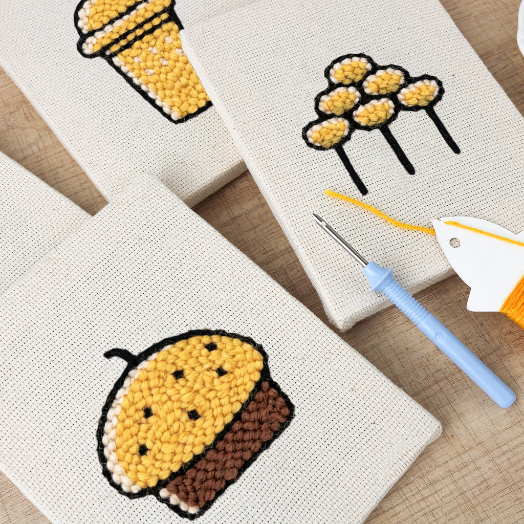 Snacks & Desserts 5 | Mini Punch Needle Kit