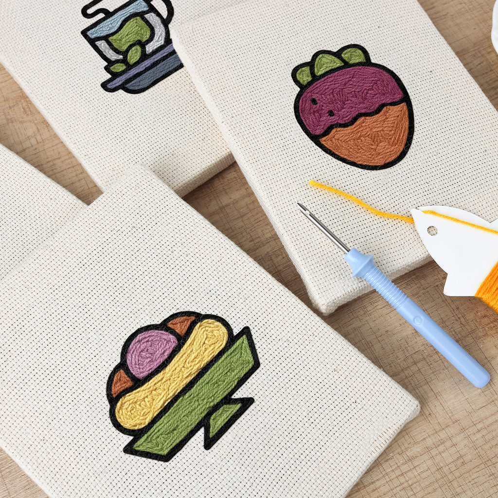 Snacks & Desserts 14 | Mini Punch Needle Kit